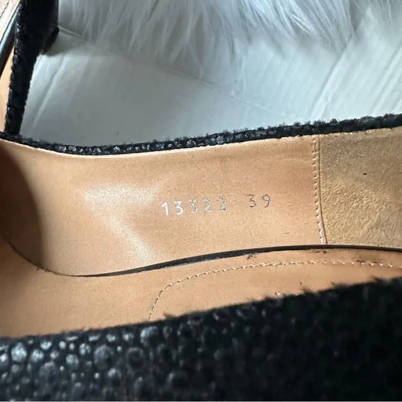 Dries Van Noten Black Square Toe Heel Pumps Size 39 - Picture 5 of 8